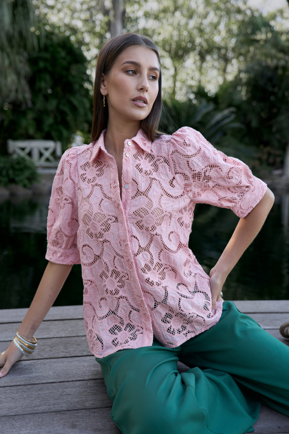 Loobie's Story Moonstone Shirt - Coral Blush