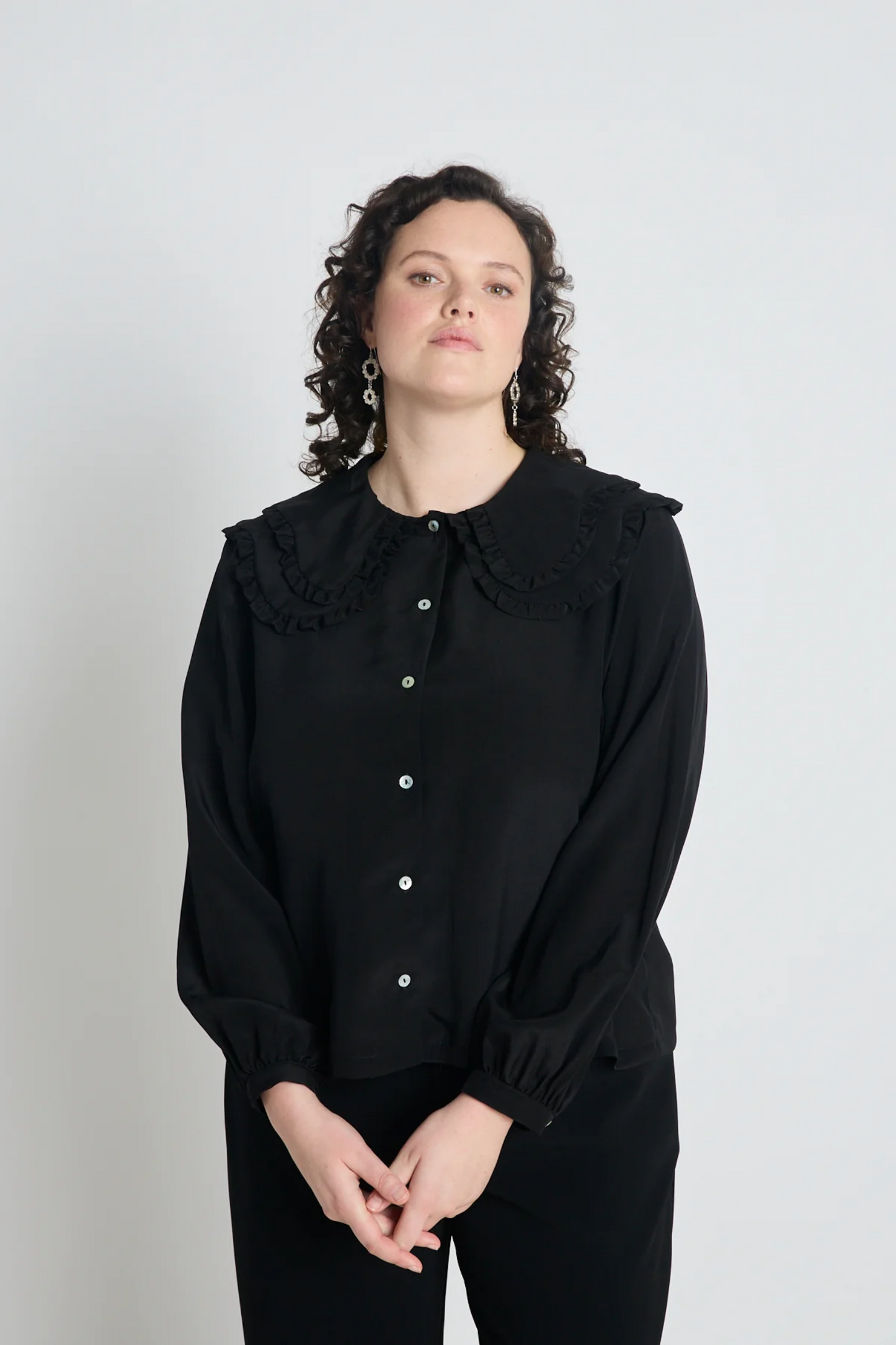Twenty-Seven Names Sweet Sorrow Blouse - Black
