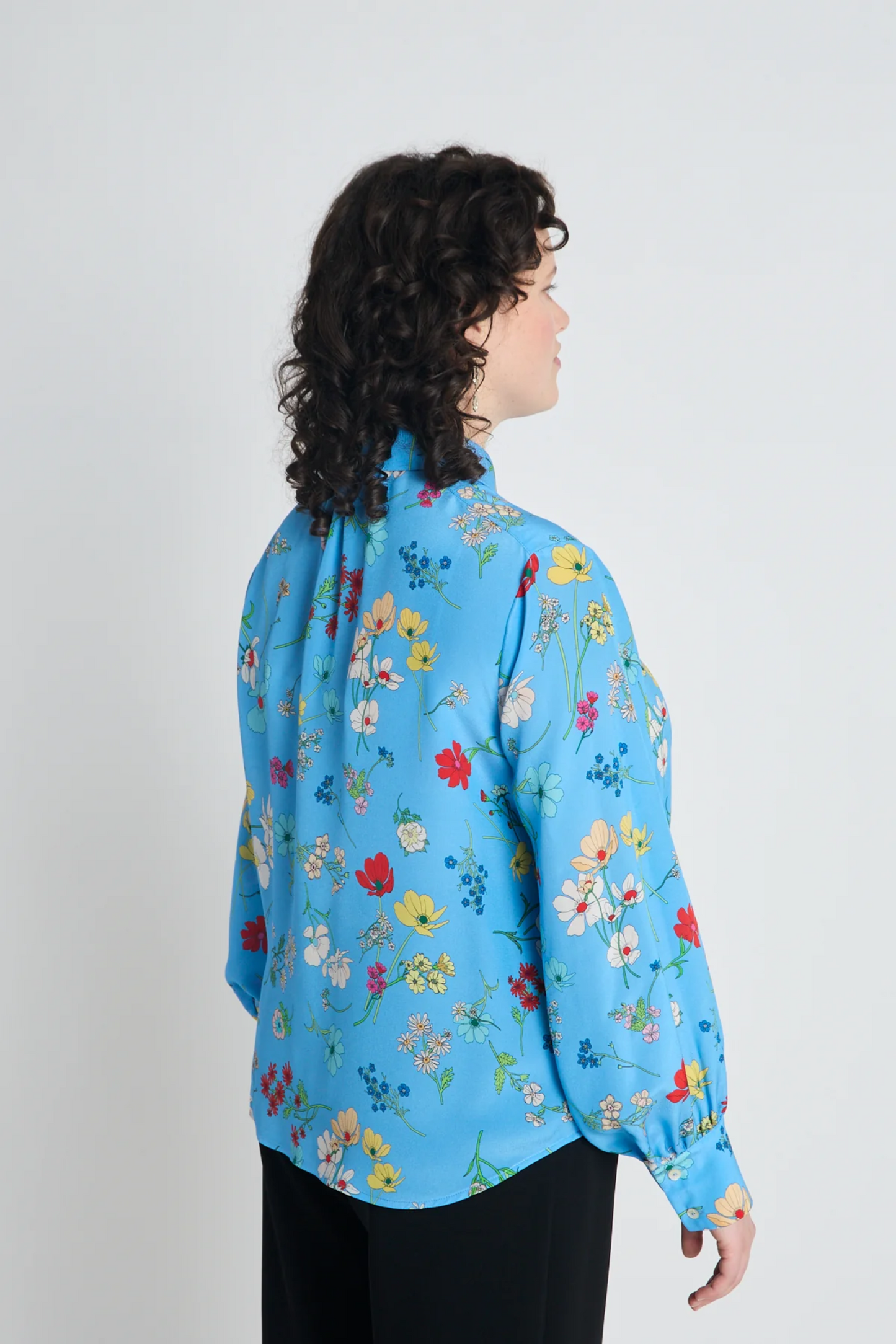 Twenty-Seven Names Instrumental Shirt - Blue Floral