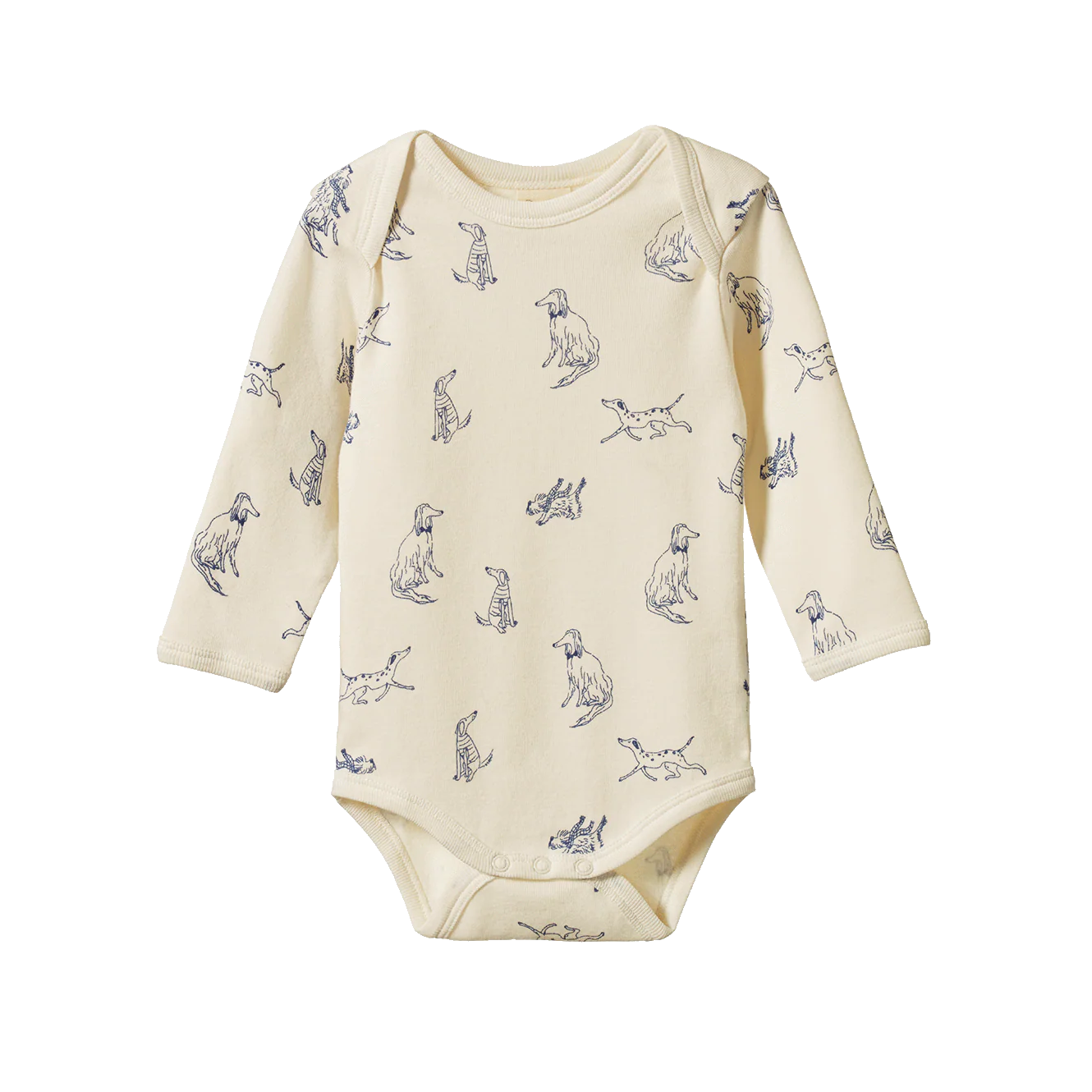 Nature Baby Long Sleeve Bodysuit - Best Friend Print