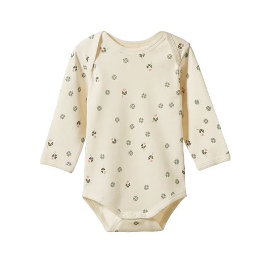 Nature Baby Long Sleeve Bodysuit - Lucky Print