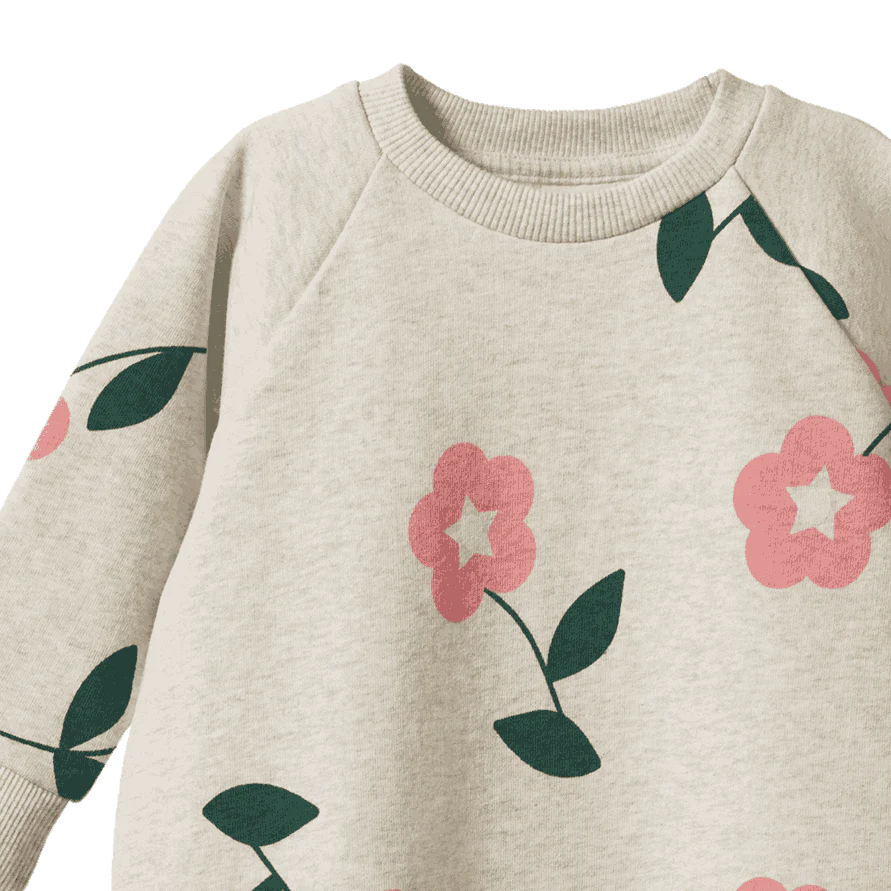 Nature Baby Long Sleeve Juno Romper - Primrose Print