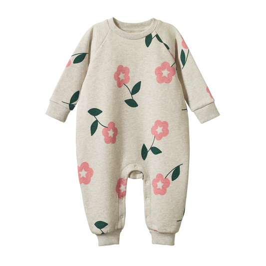 Nature Baby Long Sleeve Juno Romper - Primrose Print