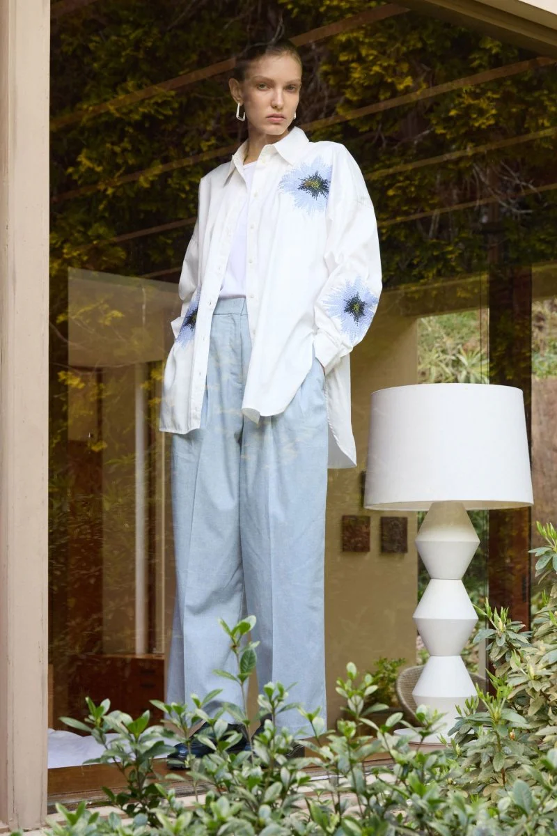 Elk Hanning Pant - Light Wash