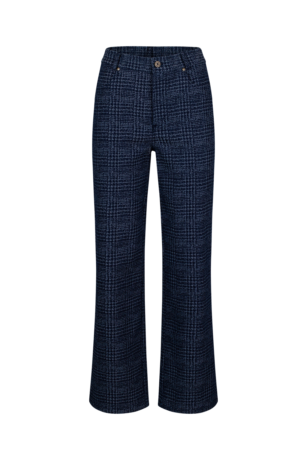 Loobie's Story Harper Pant - Denim Houndstooth