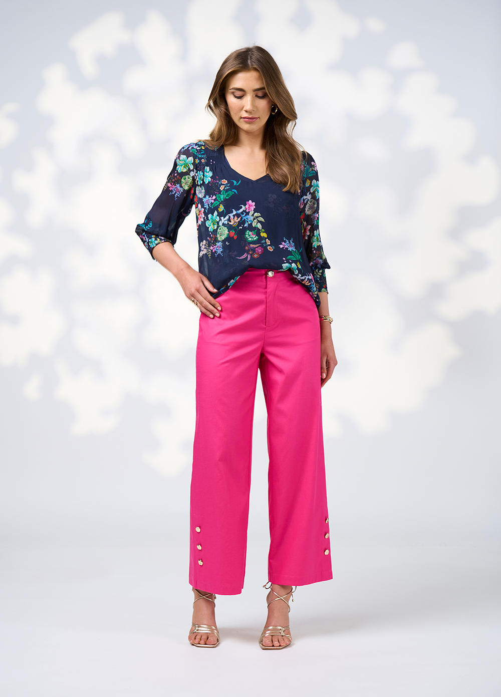 Loobies Story La Boheme Top - Indigo Multi