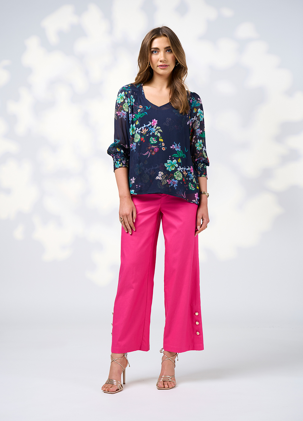 Loobies Story La Boheme Top - Indigo Multi