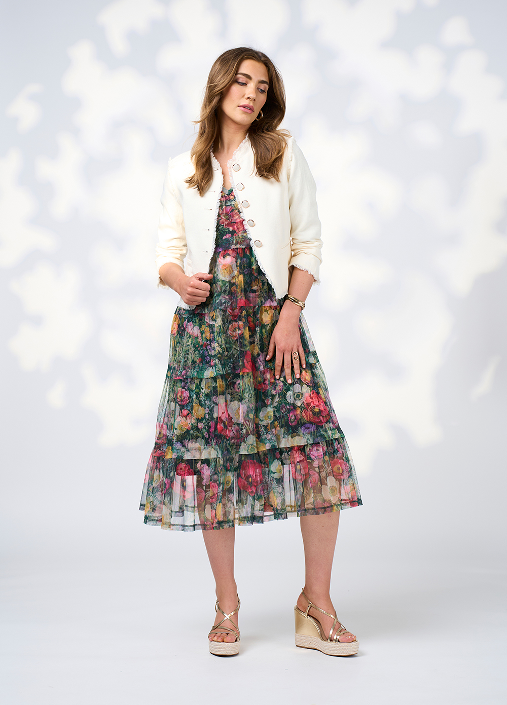 Loobies Story Looking Glass Tulle Dress - Ivy Multi