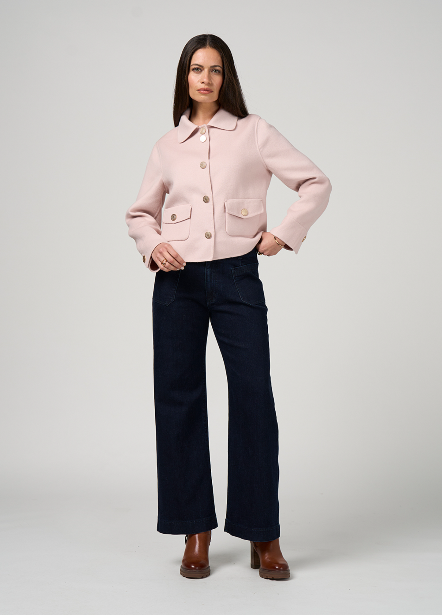 Loobie's Story Aspen Jacket - Dusky Blush