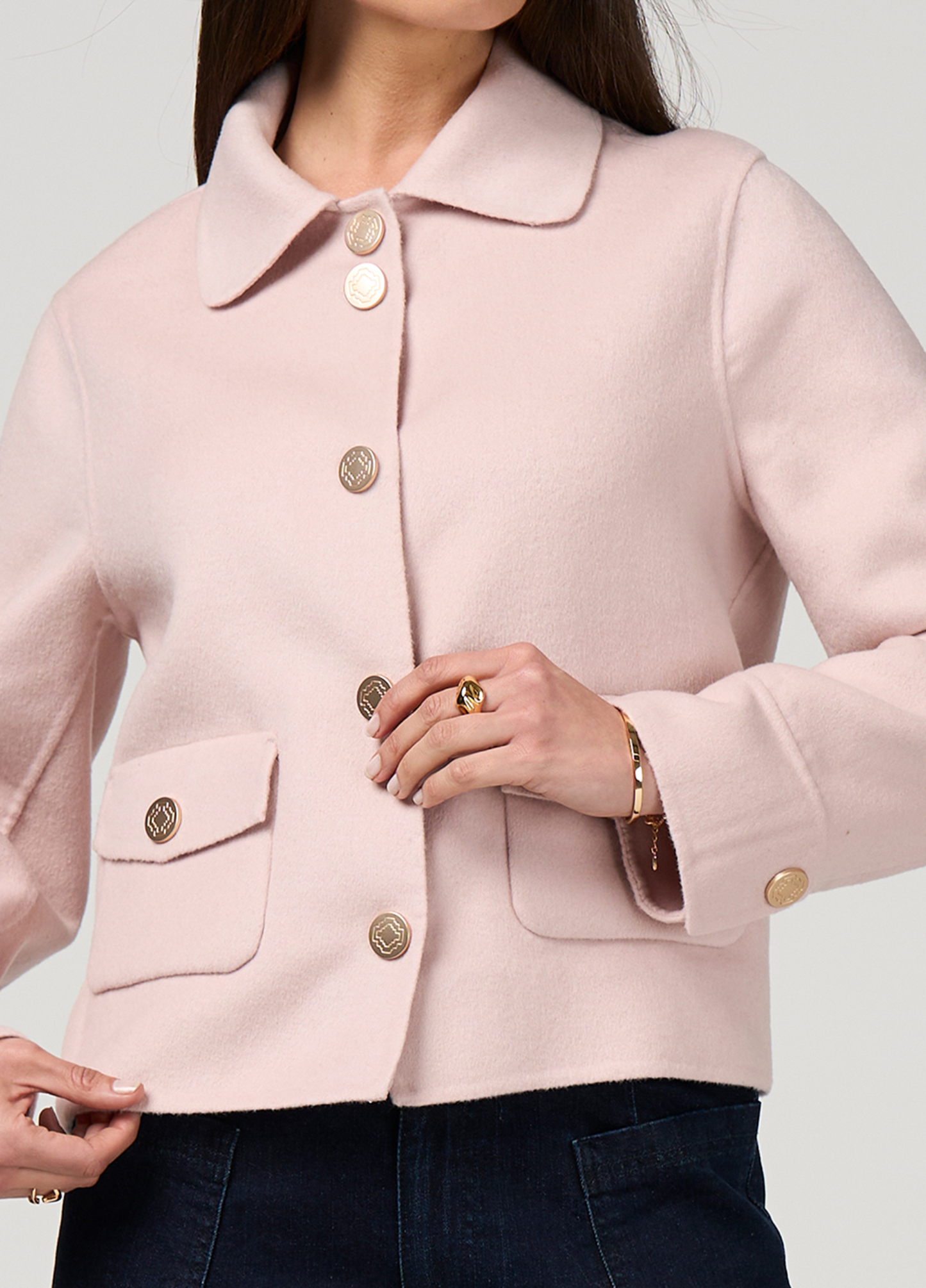 Loobie's Story Aspen Jacket - Dusky Blush