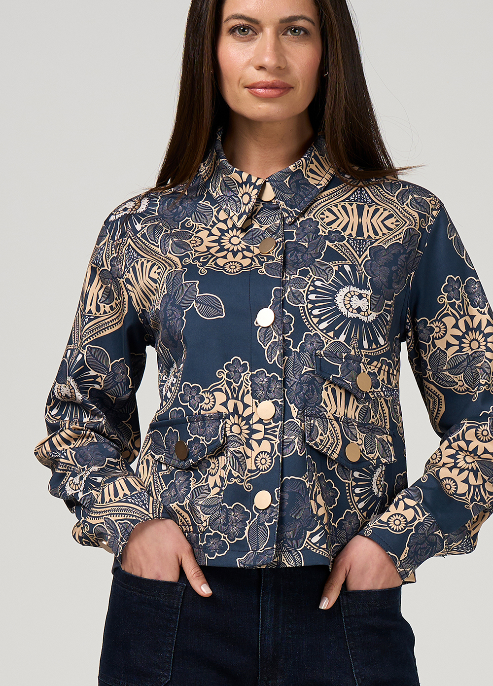 Loobie's Story Halcyon Jacket - Denim Multi