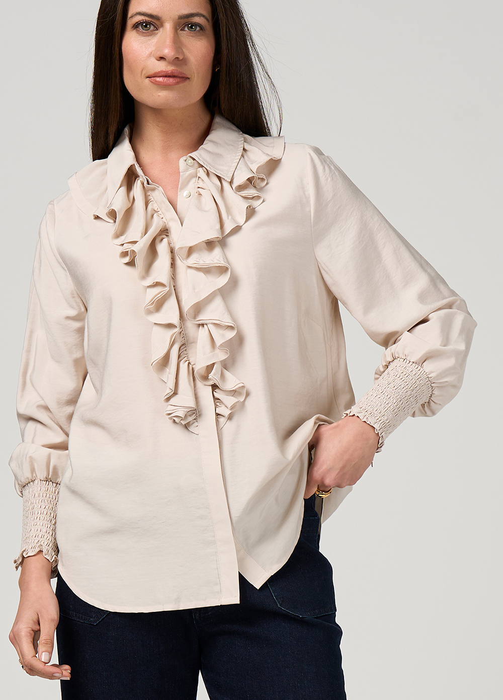 Loobie's Story Bijou Shirt - Bone