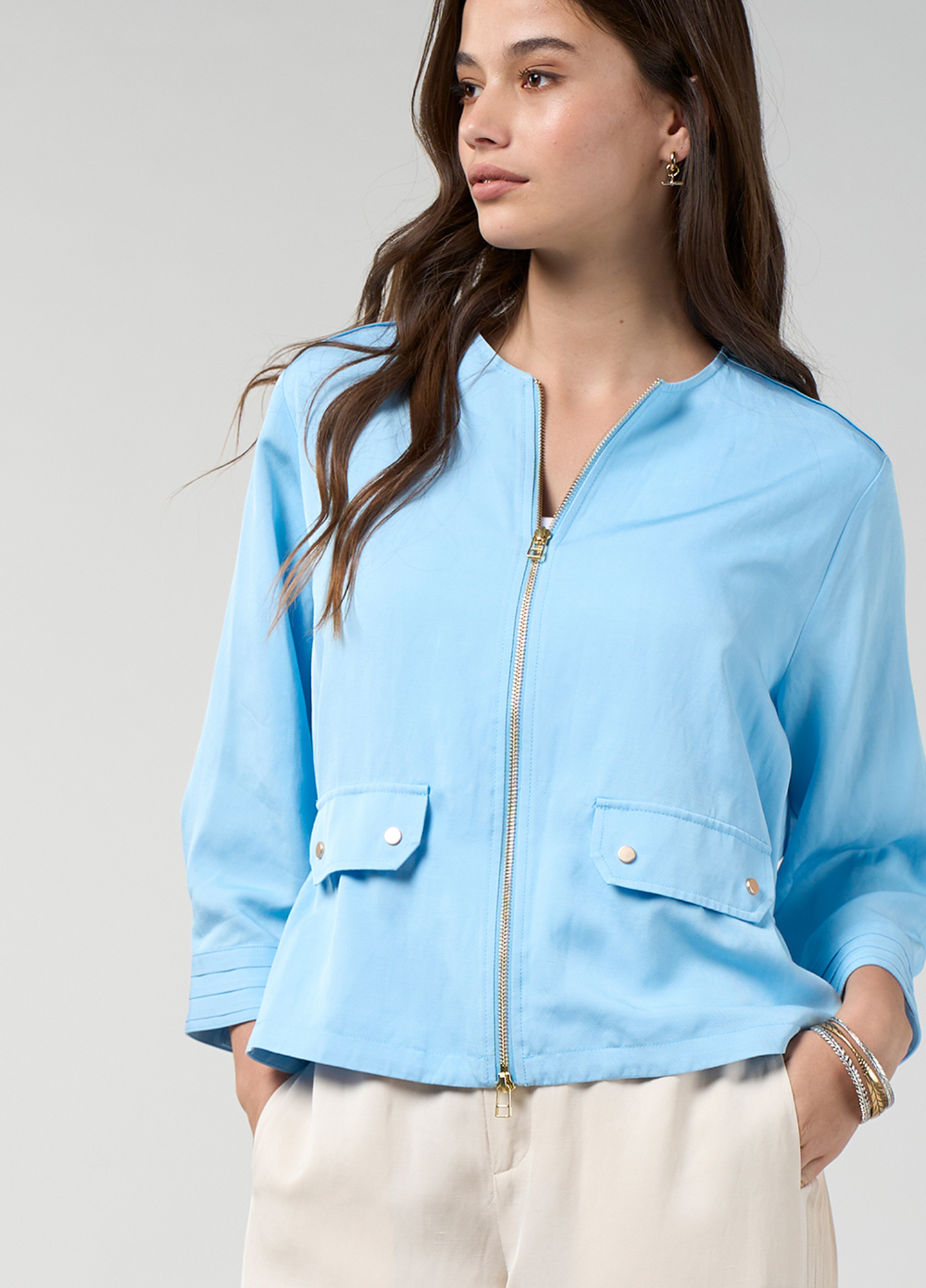Loobie's Story Chena Jacket - Ice Blue