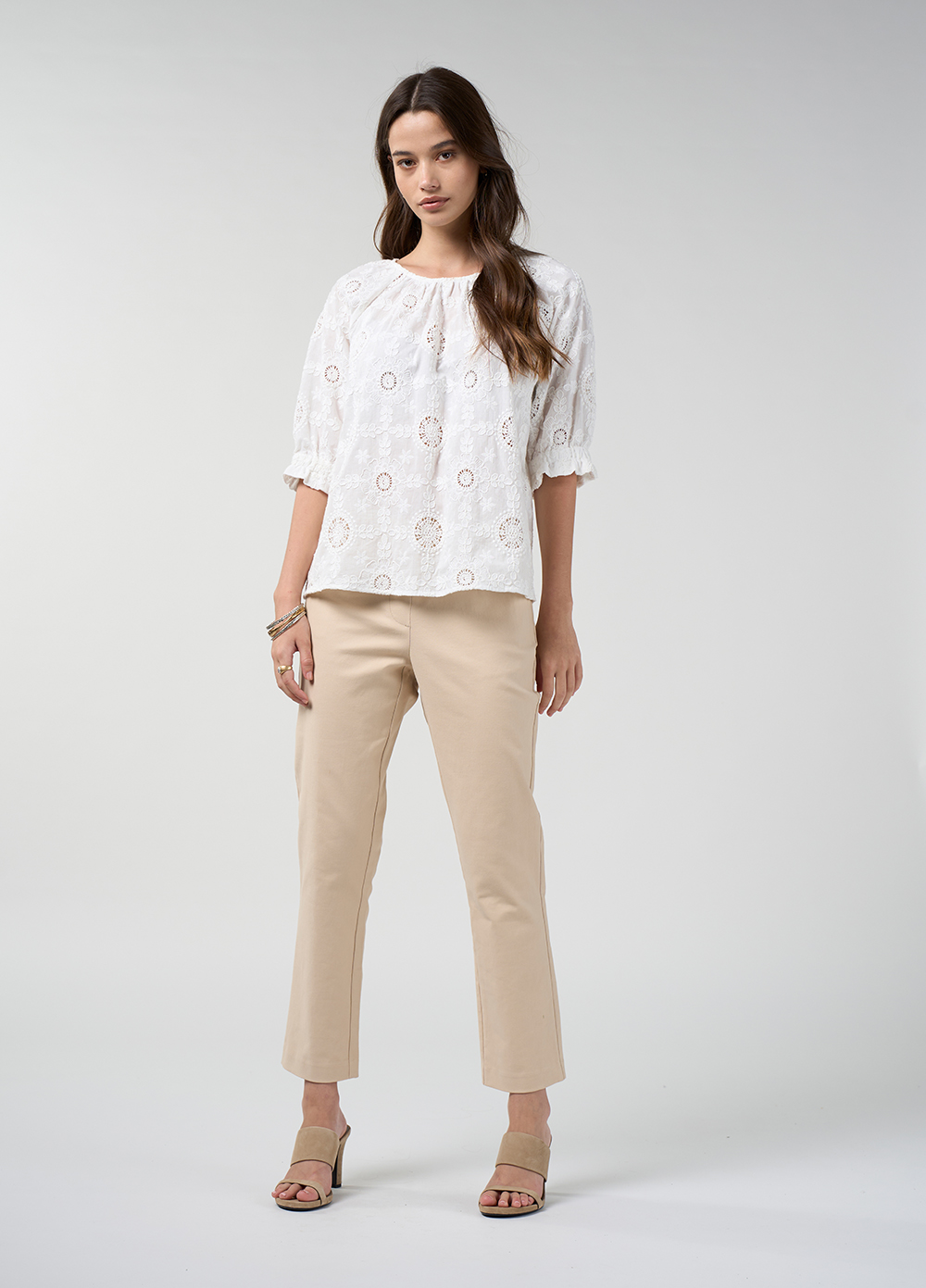Loobie's Story Asmita Top - Silk White