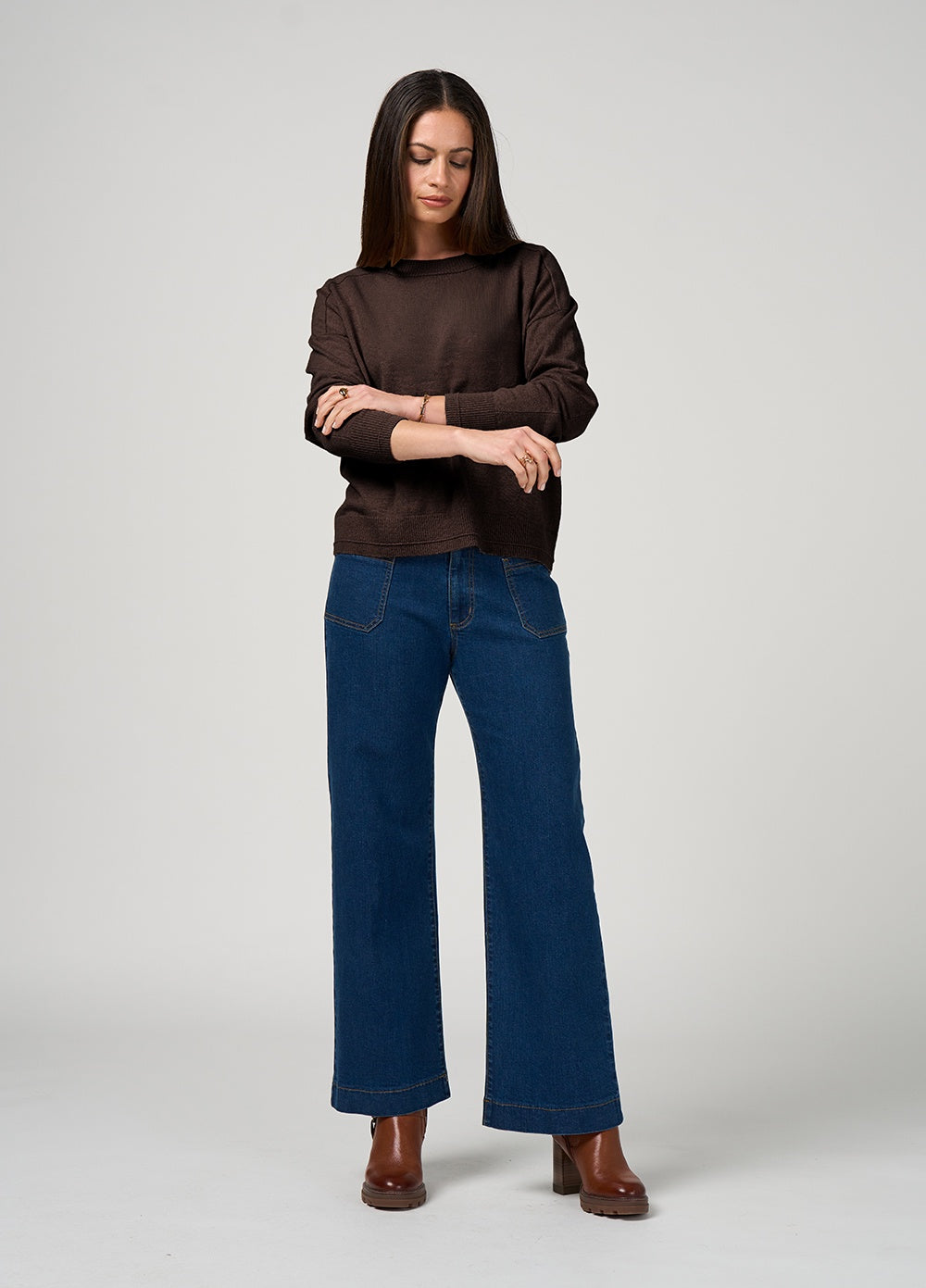 Loobie's Story Alexi Sweater - Coffee