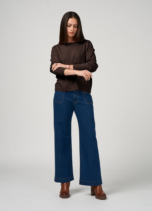 Loobie's Story Alexi Sweater - Coffee