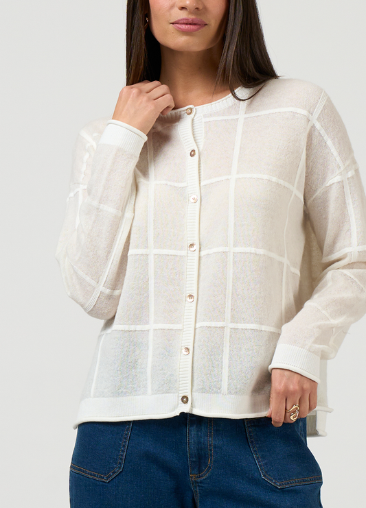 Loobie's Story Astoria Cardi - Winter White