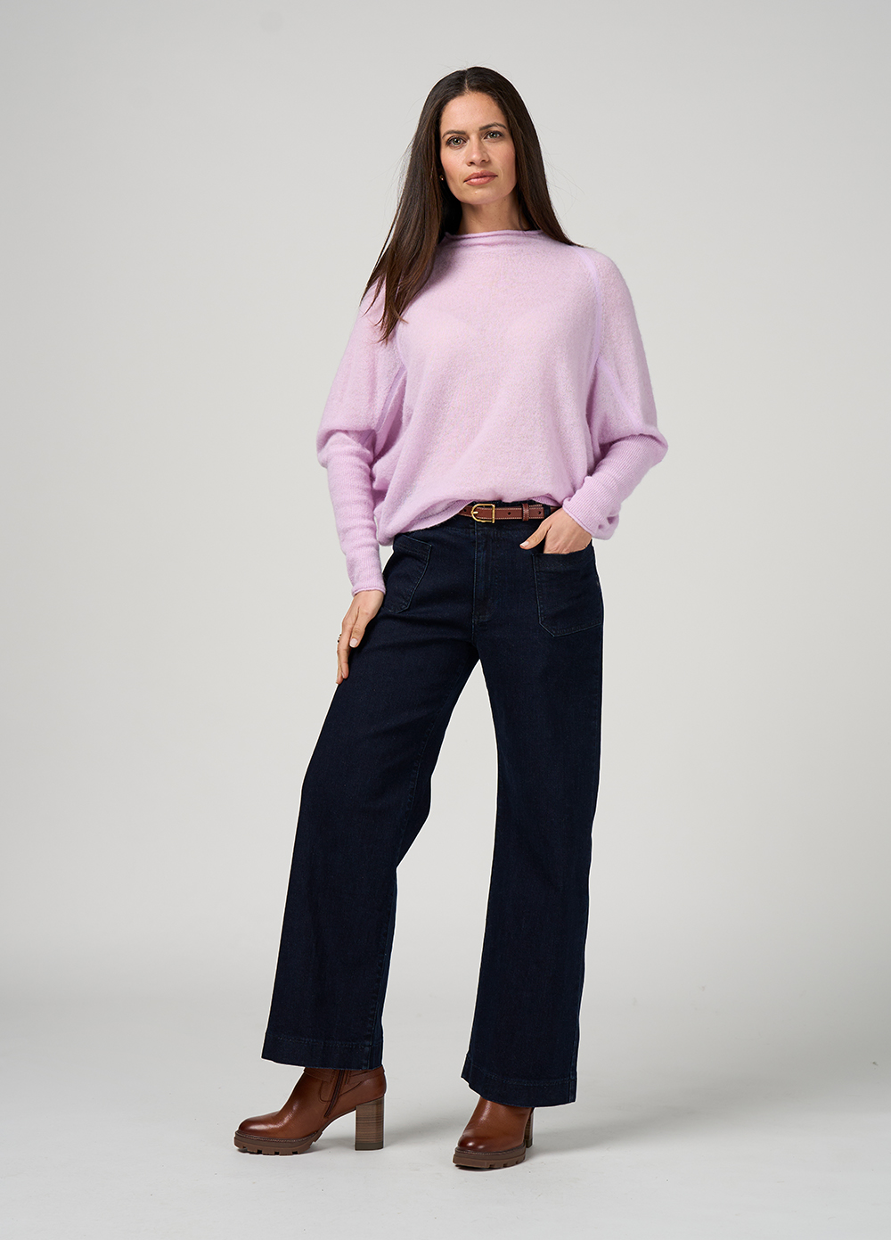 Loobie's Story Astoria Batwing Sweater - Lilac