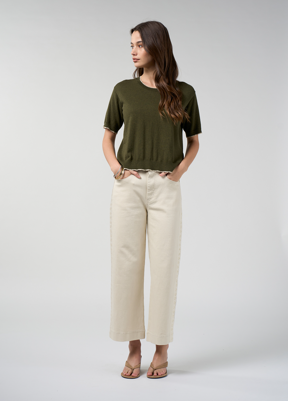 Loobie's Story Galle Pant - Ecru
