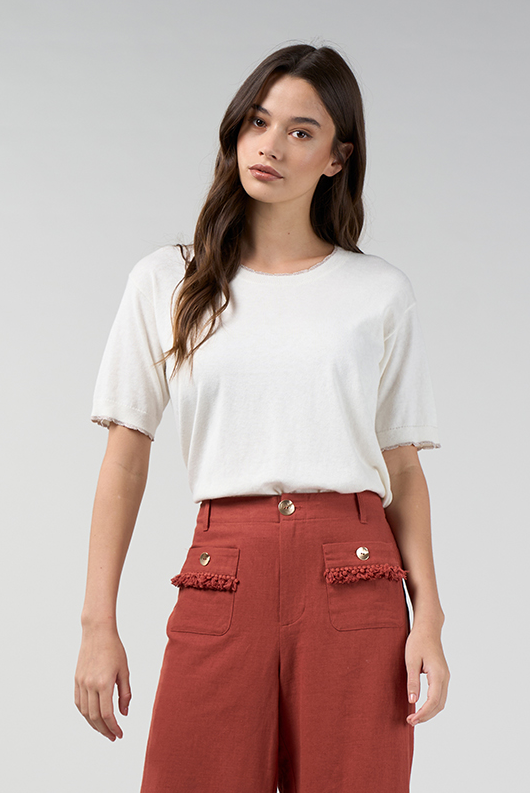 Loobie's Story Maha Tee - Silk White