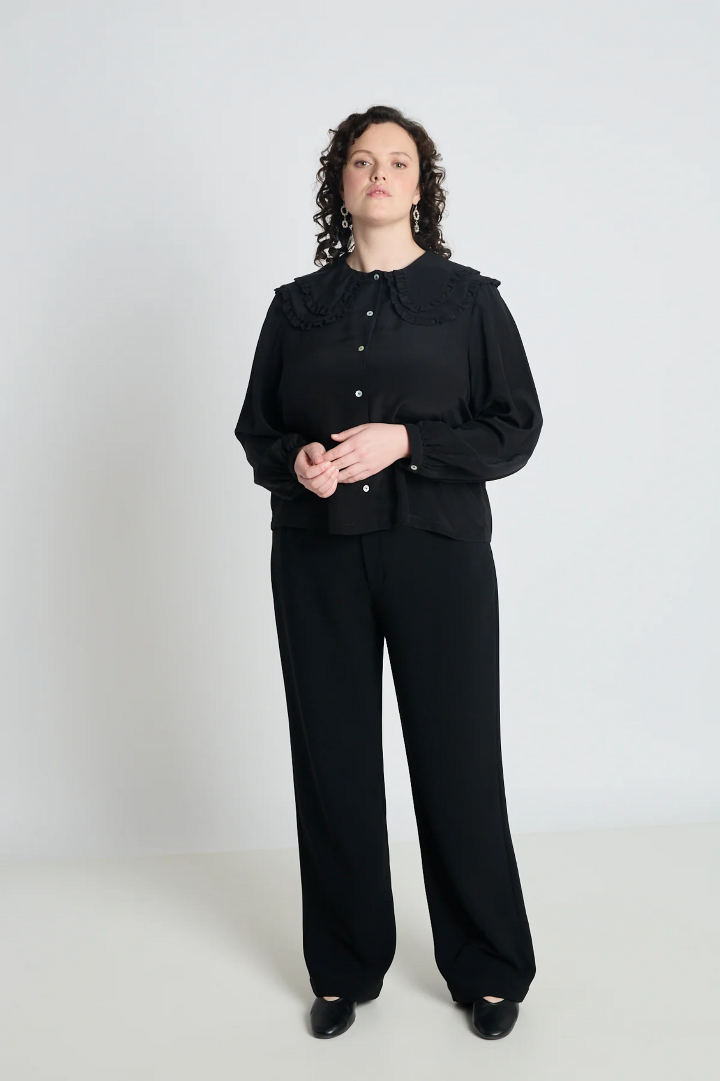 Twenty-Seven Names Leg Work Pants - Black
