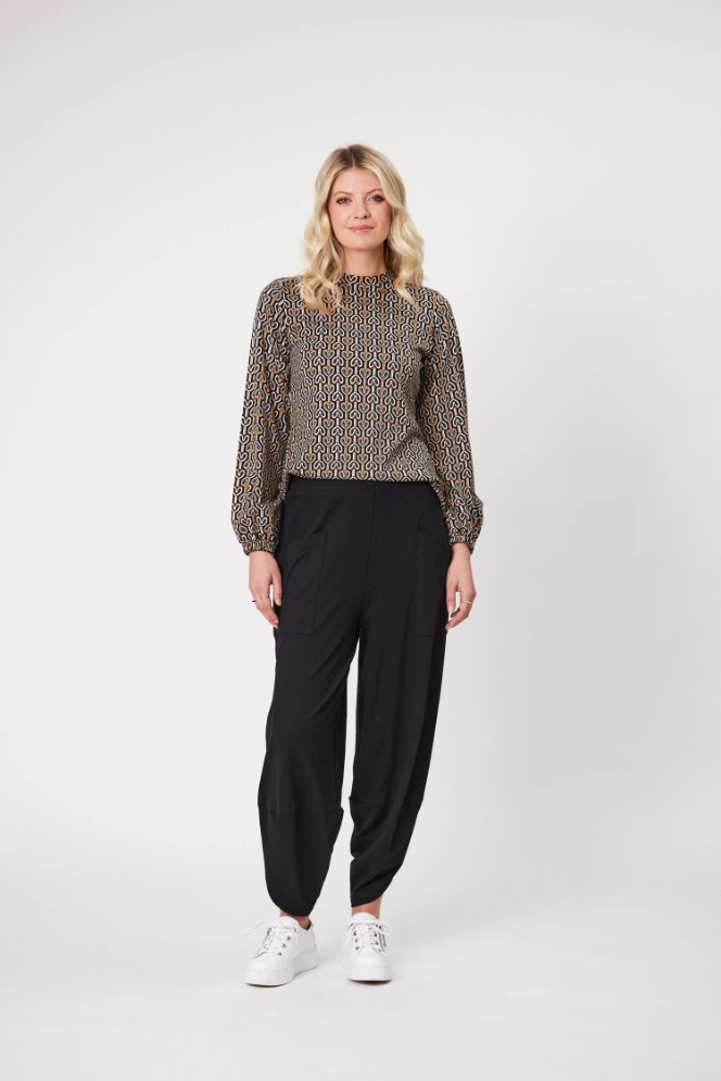 Lemon Tree Evie Top - Geometric