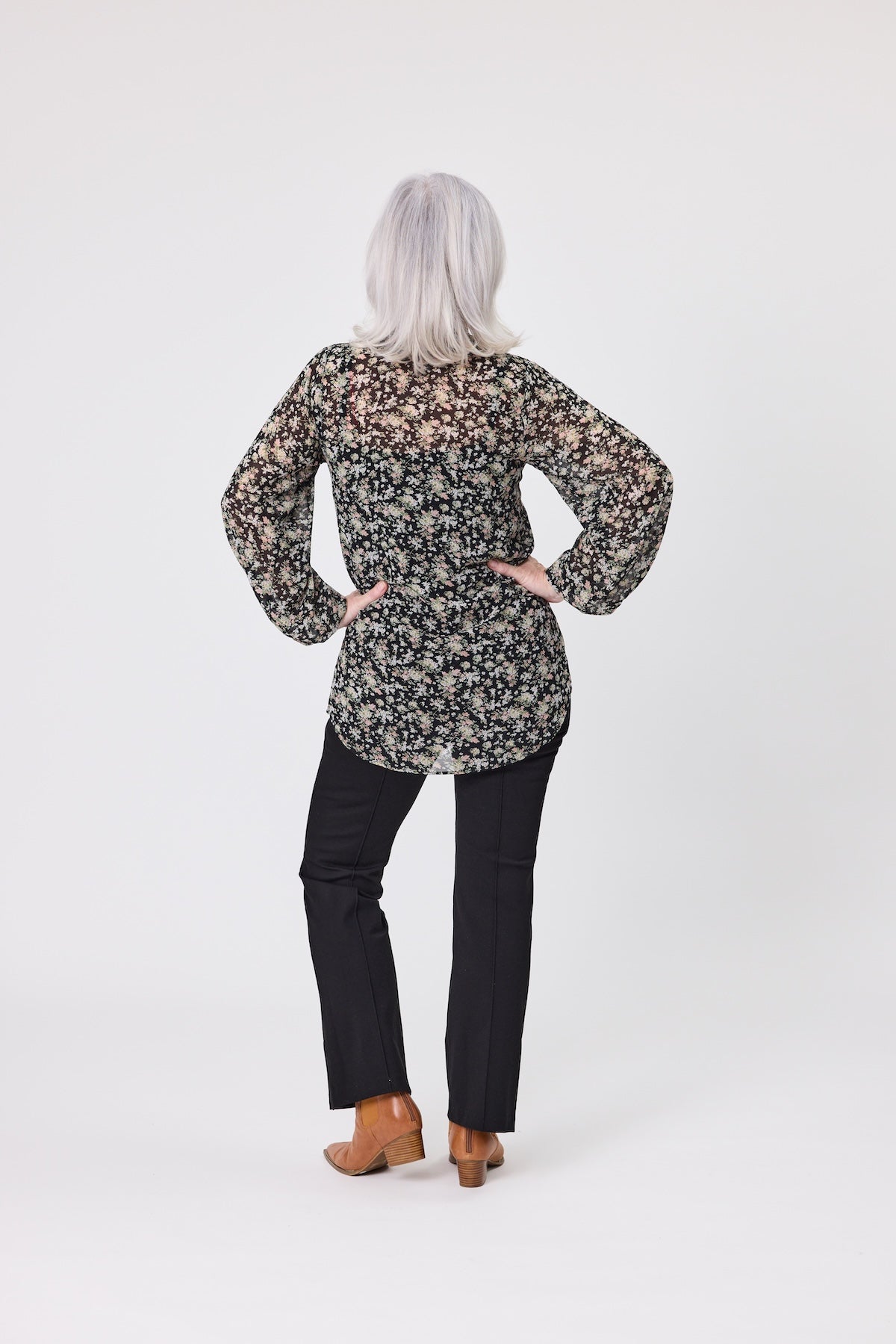 Lemon Tree Liz Top & Singlet - Bouquet Print