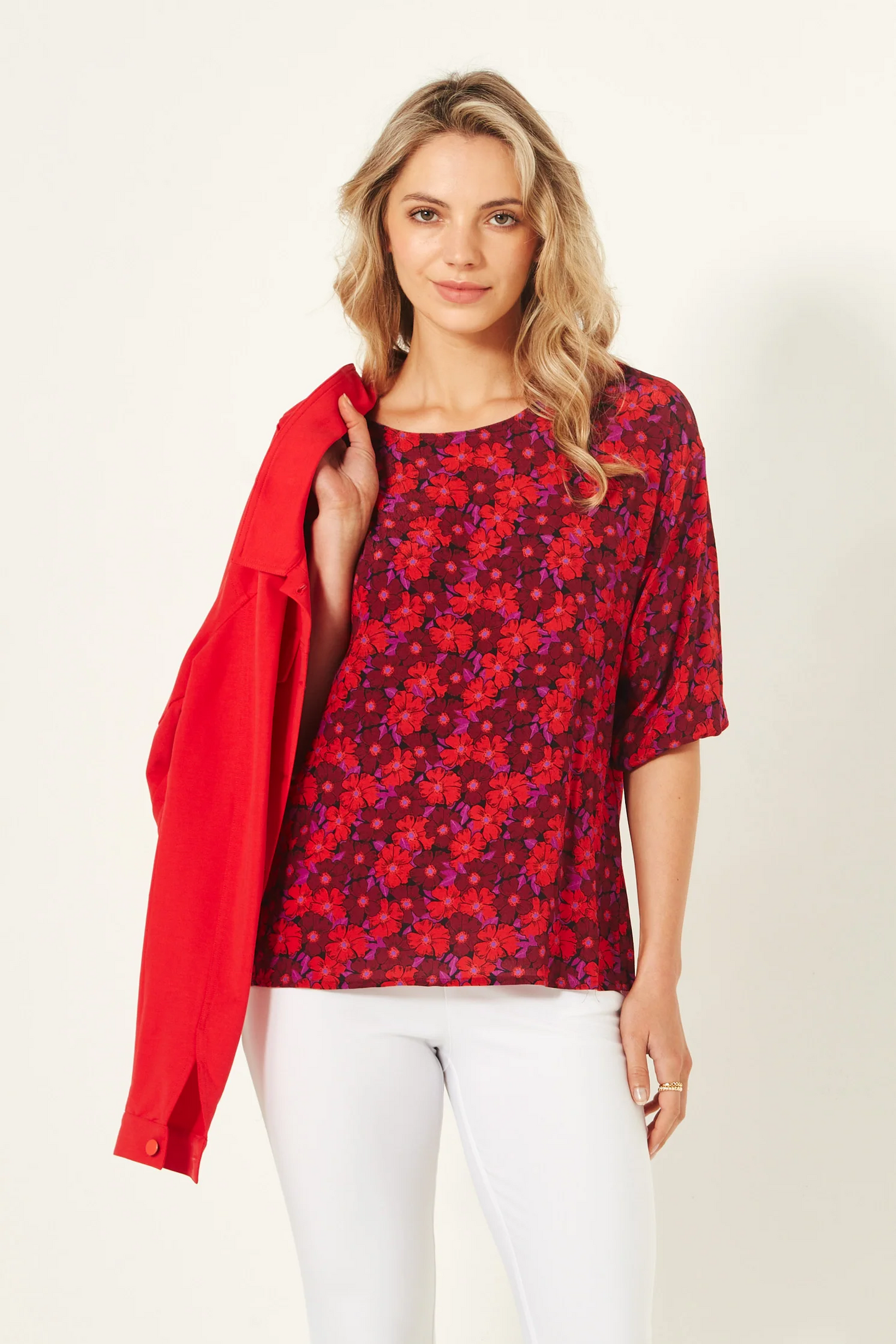 Lemon Tree Sadie Jacket - Scarlet