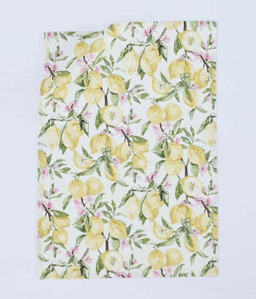 MM Linen Limone Tea Towel Set