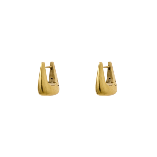 Lindi Kingi Teardrop Hoops - Gold