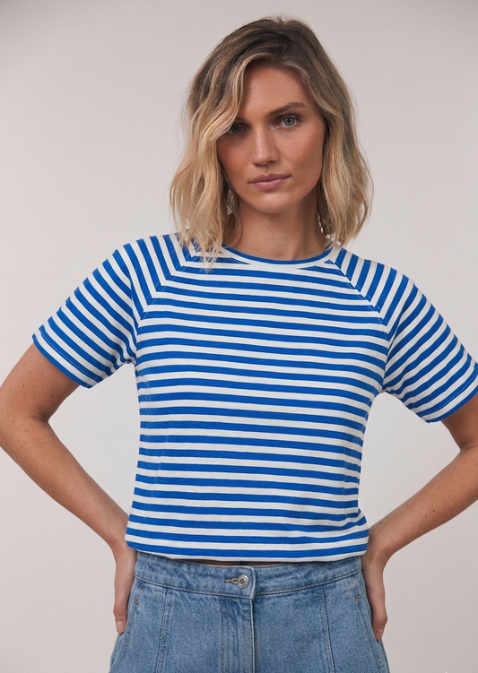 Lollys Laundry Liz Tee SS - 97 Neon Blue