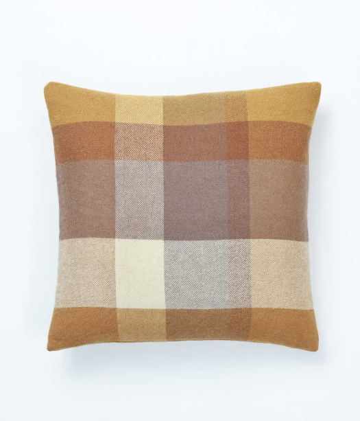 MM Linen Lodge Lambswool Cushion - Canyon