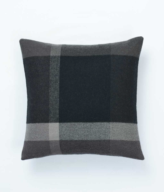 MM Linen Lodge Lambswool Cushion - Schist