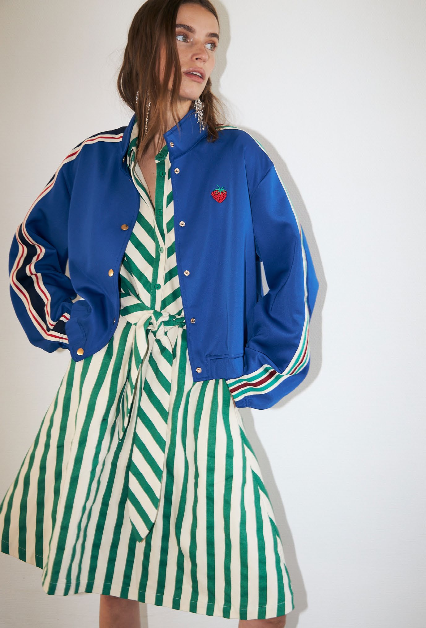 Lollys Laundry Brooklyn Short Jacket LS - 20 Blue