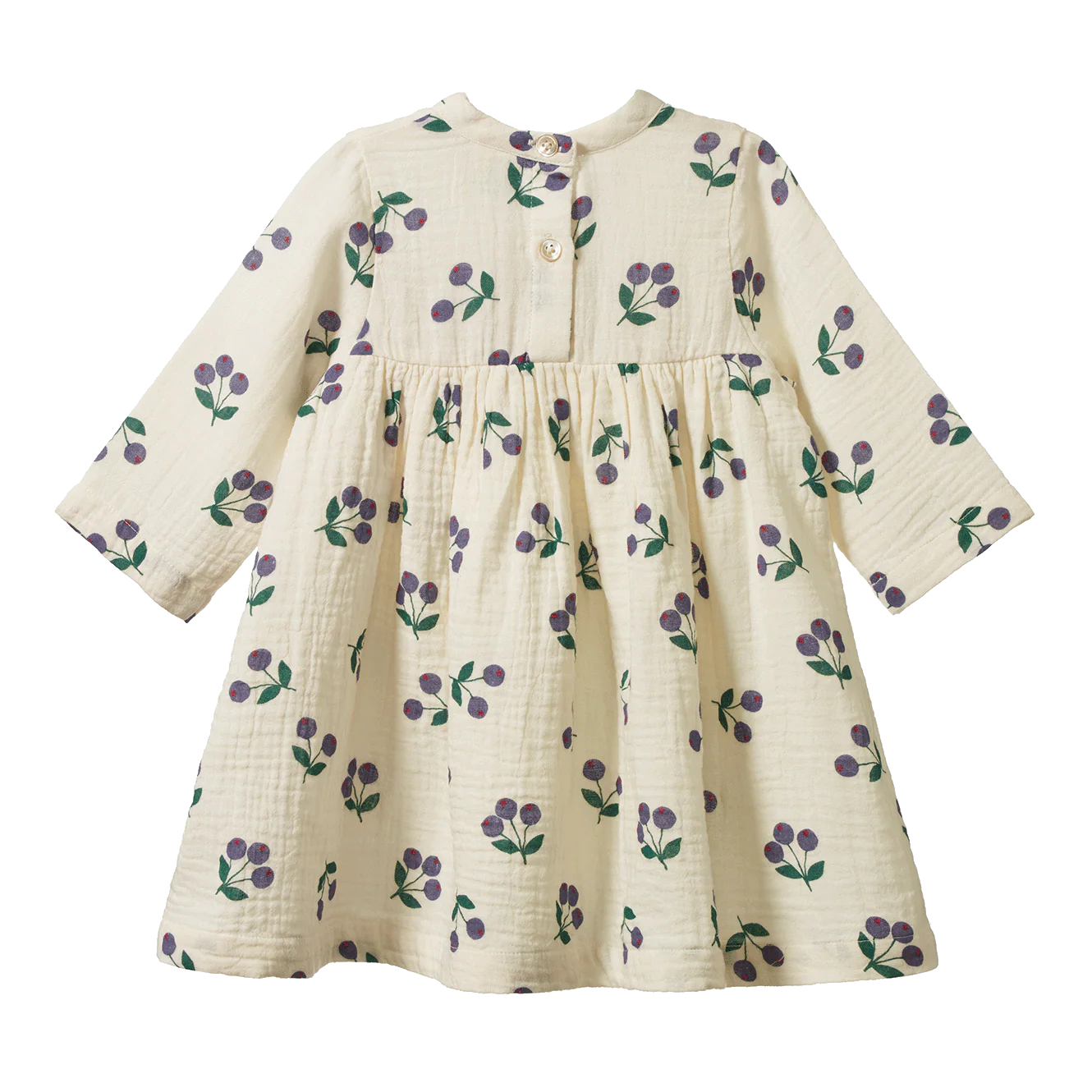 Nature Baby Mabel Dress - Winter Berry Natural Print