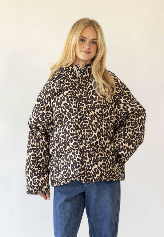 Lollys Laundry ShelbyLL Jacket - Leopard Print