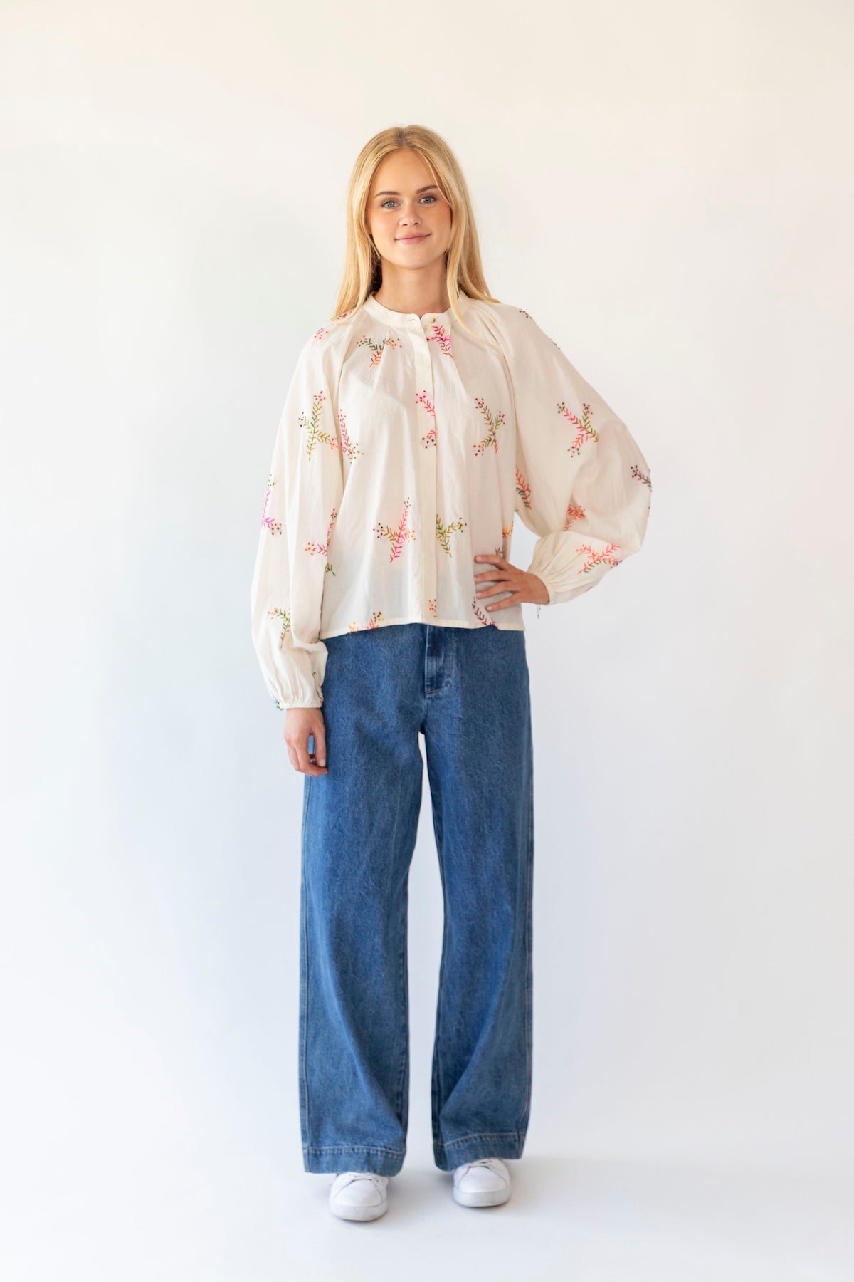 Lollys Laundry HaileyLL Shirt LS - Creme