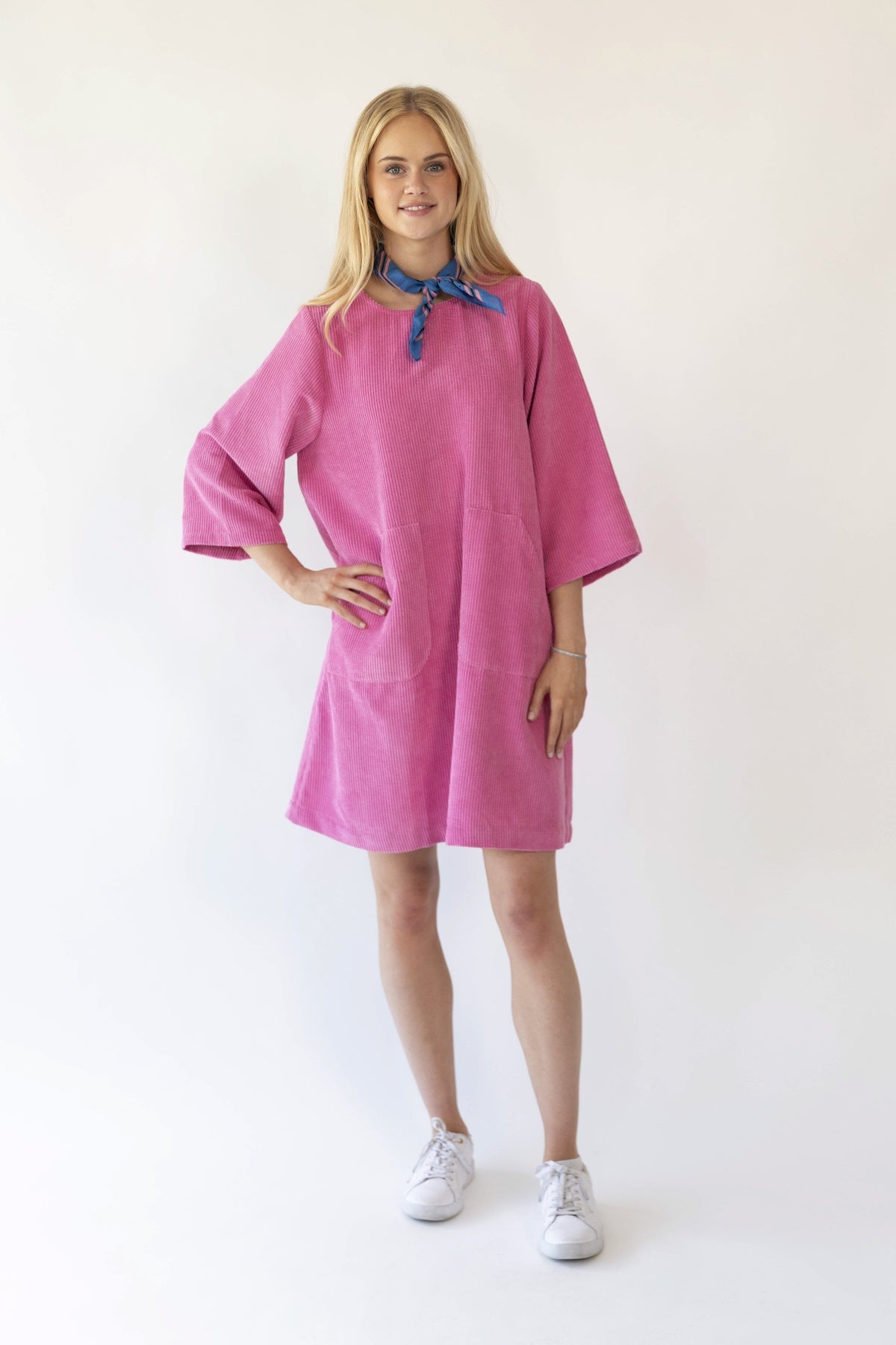 Lollys Laundry CarlaLL Short Dress 3/4 - Pink