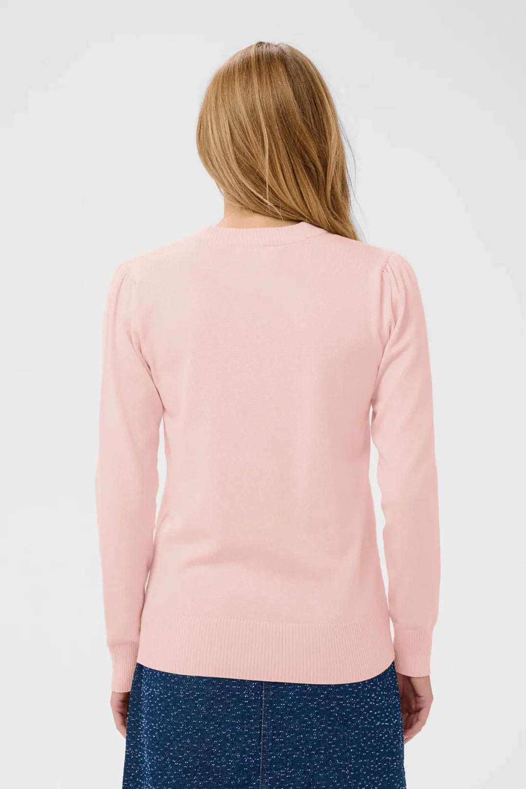 Saint Tropez Mila LS Pullover - Chalk Pink