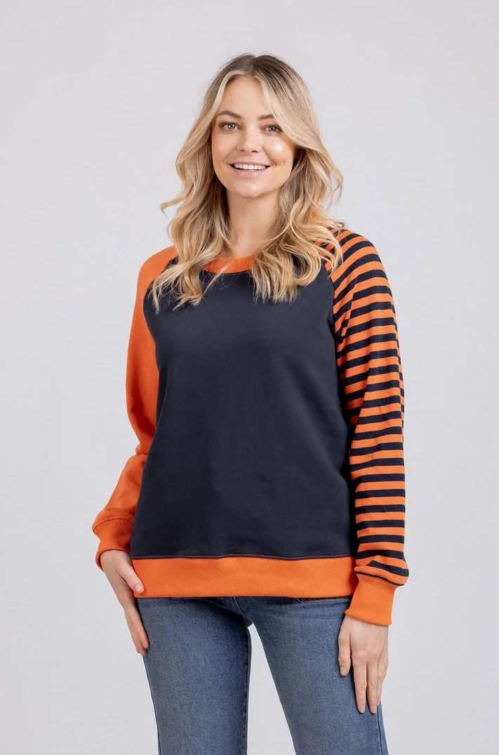 Mi Moso Maeve Sweat - Orange