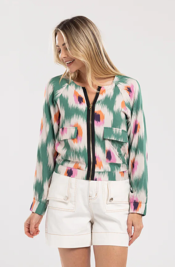 Mi Moso Zip Line Bomber - Floral