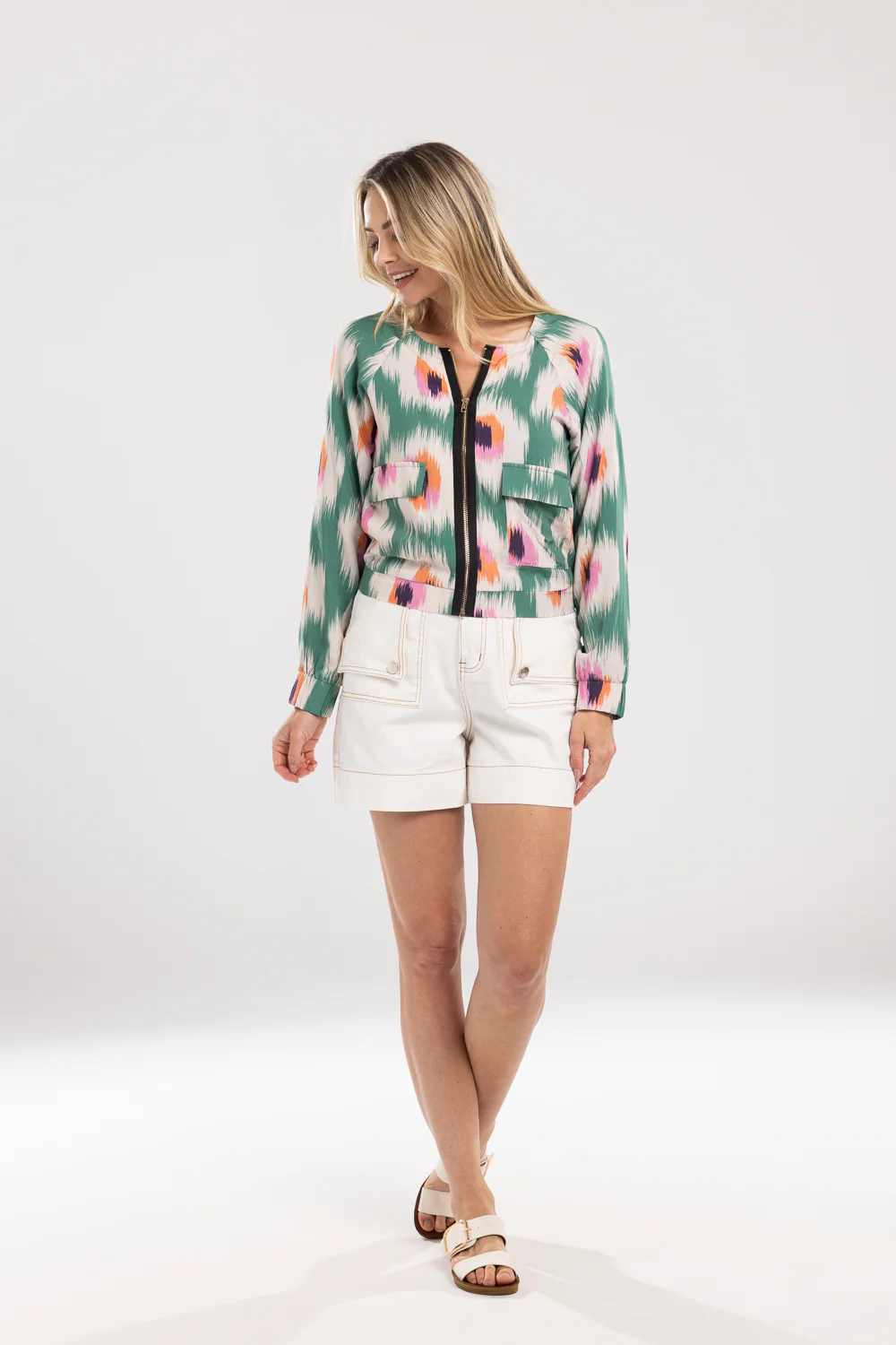 Mi Moso Zip Line Bomber - Floral