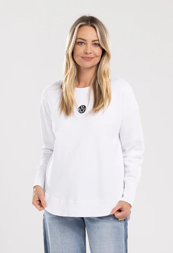Mi Moso Ena Sweat - White