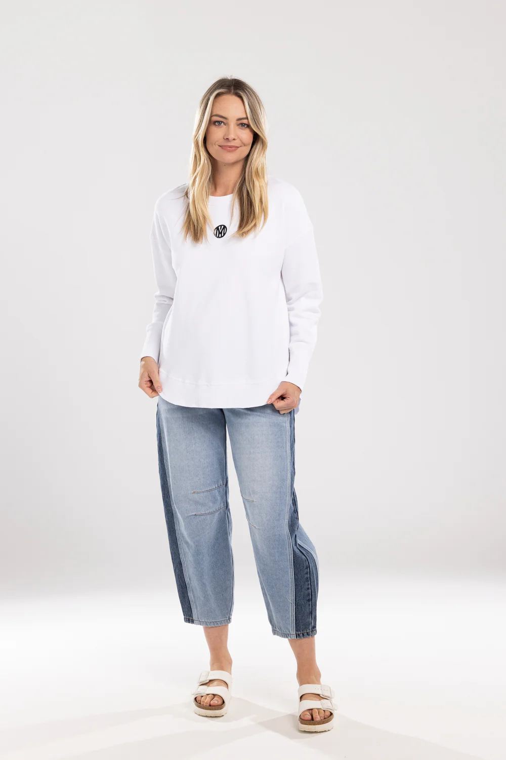 Mi Moso Ena Sweat - White