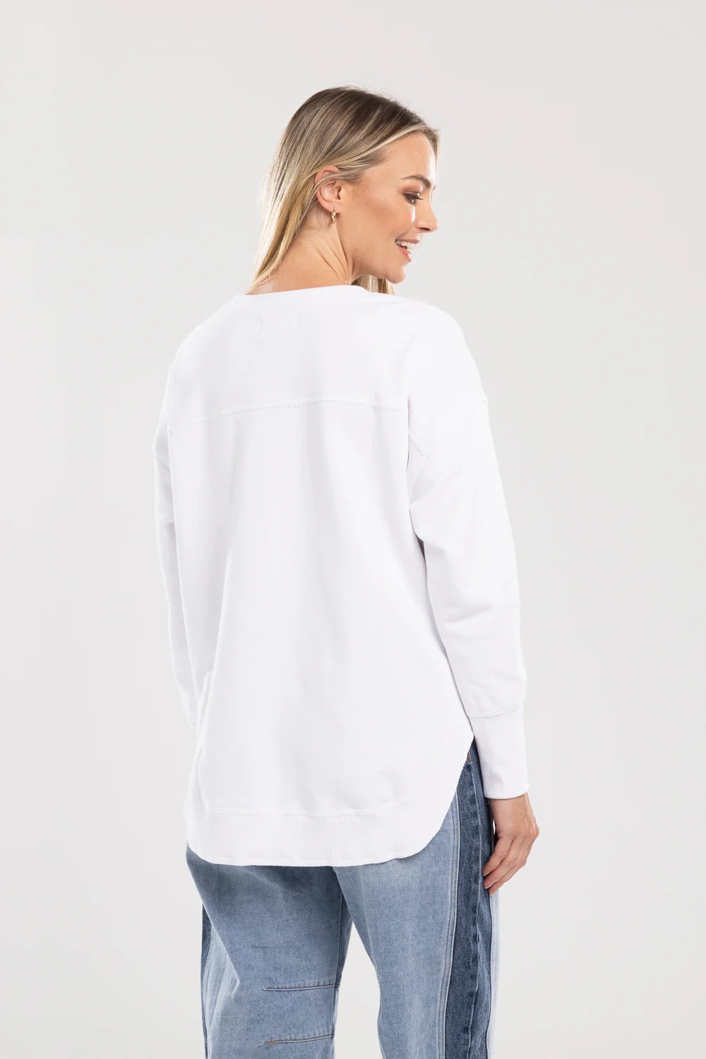 Mi Moso Ena Sweat - White