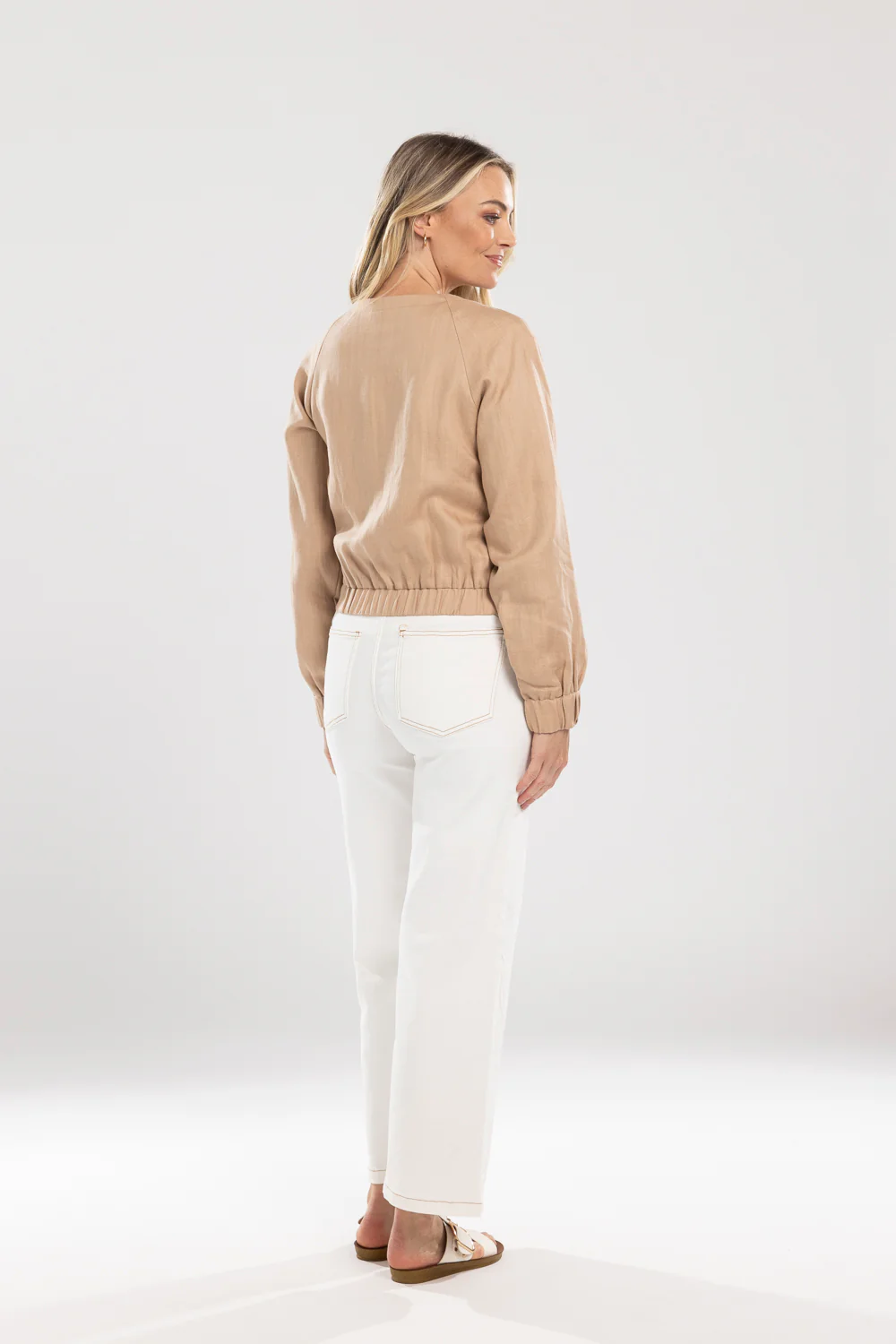 Mi Moso Zip Line Bomber - Taupe