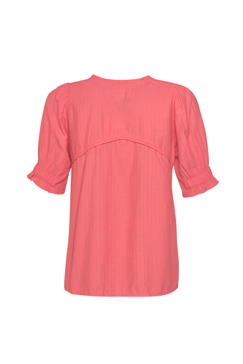 Madly Sweetly Double Spacing Top - Coral