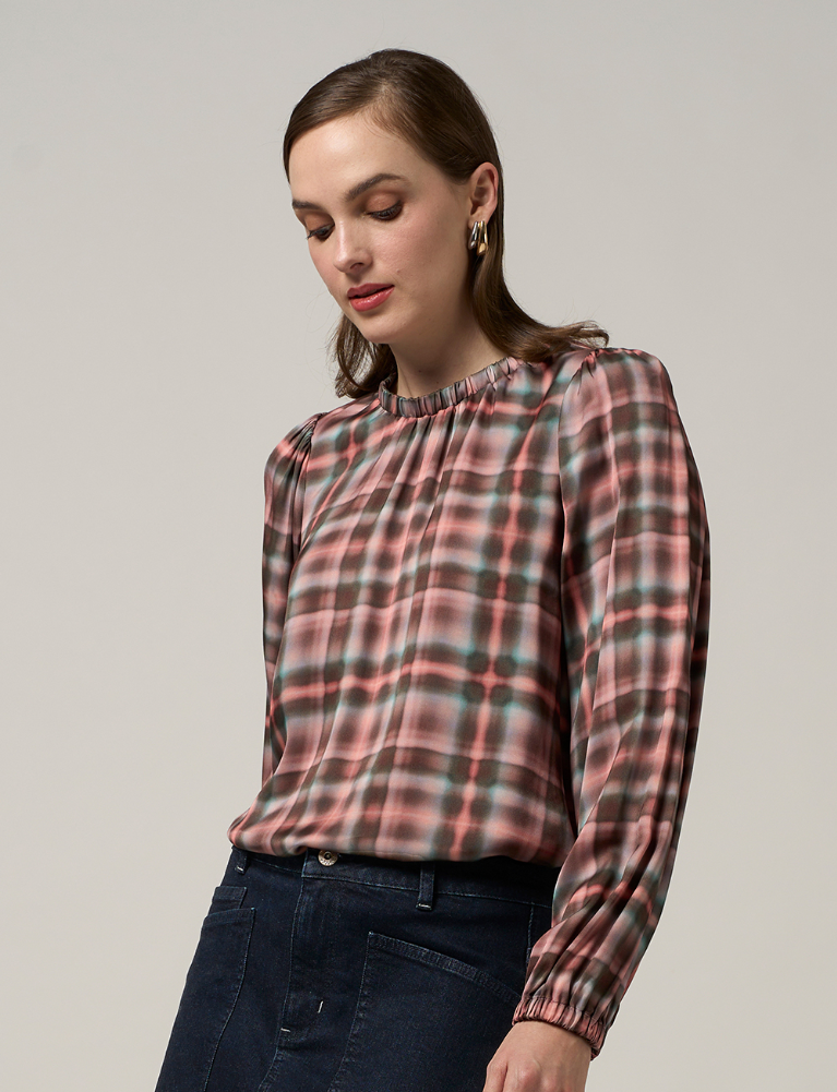 Madly Sweetly Thistle Top - Brick Multi