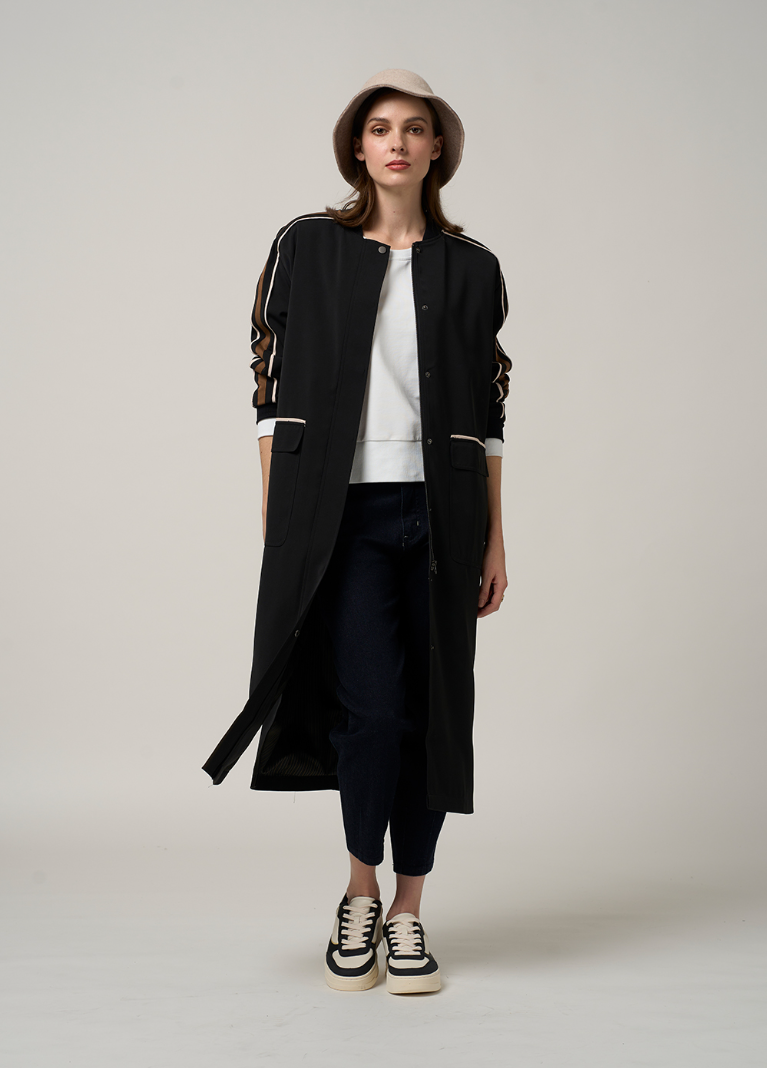 Madly Sweetly Cipher Coat - Black