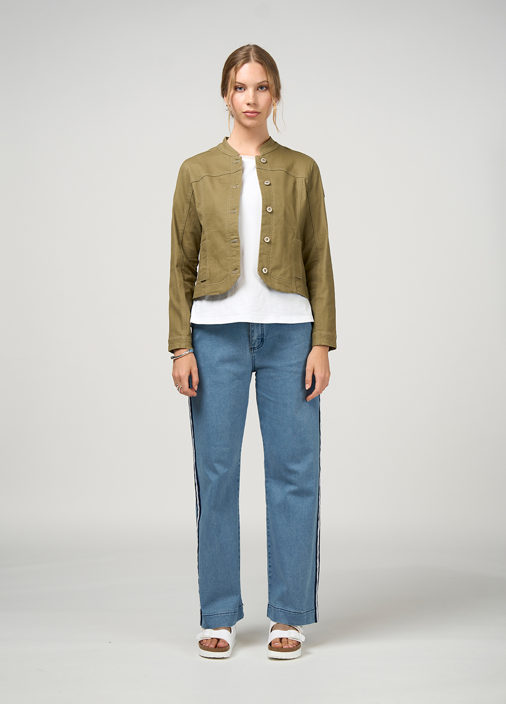 Madly Sweetly Stellar Jacket - Thyme